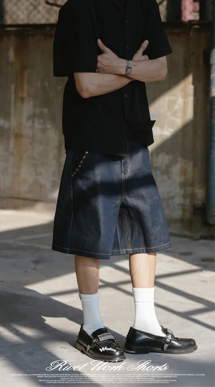 WODEN 2025 Spring & Summer 059 Rivet Work Shorts
