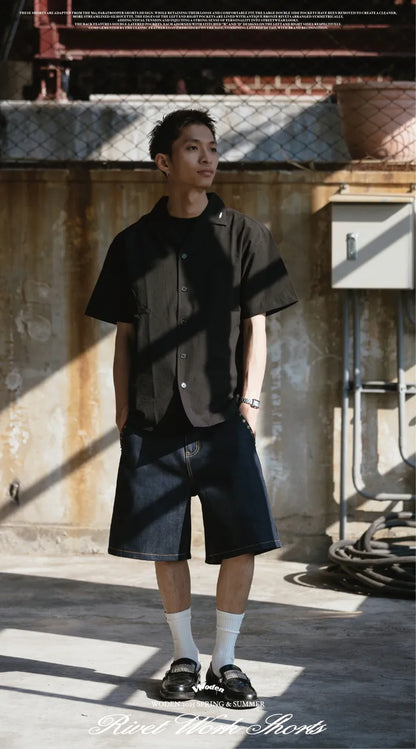 WODEN 2025 Spring & Summer 059 Rivet Work Shorts