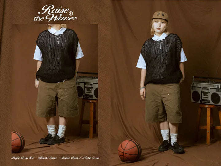 COWAVE 2025 Spring & Summer Doubleknee Short