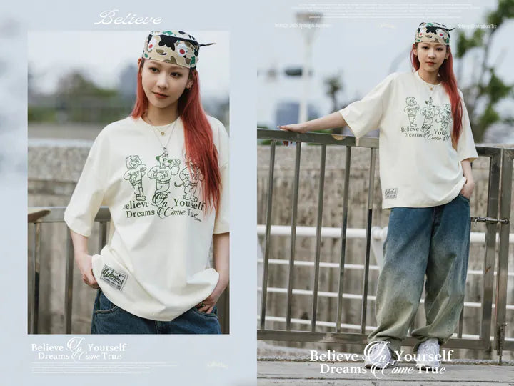WODEN 2025 Spring & Summer 060 Believe illustration Tee