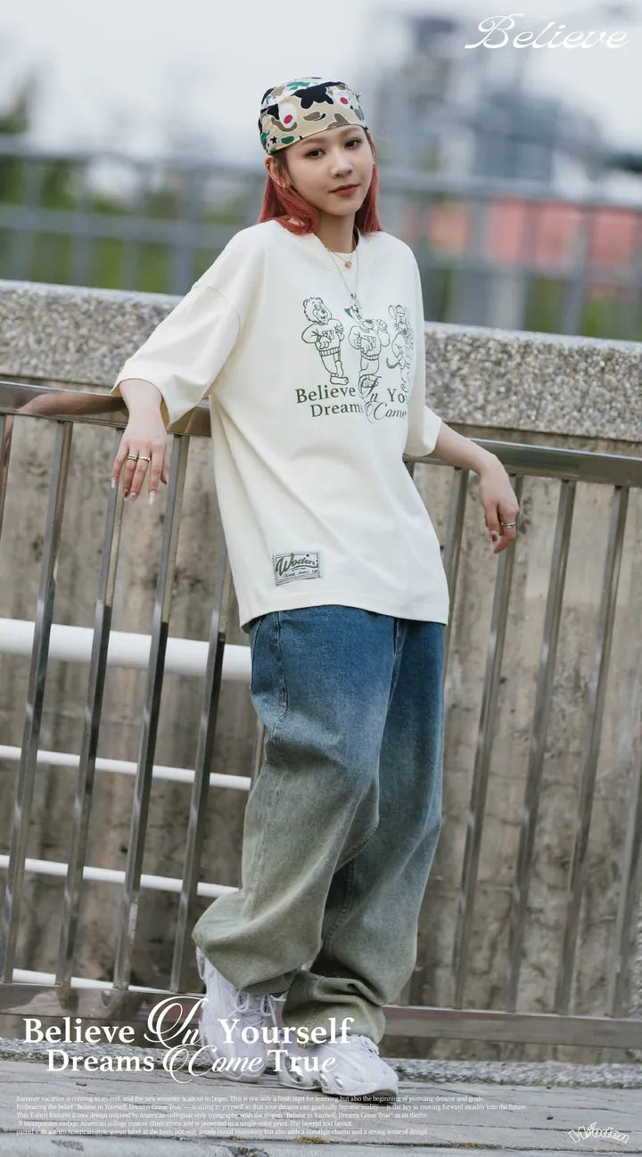 WODEN 2025 Spring & Summer 060 Believe illustration Tee