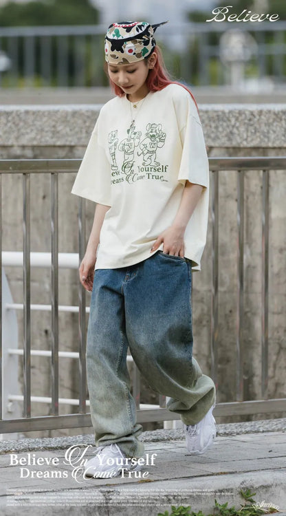 WODEN 2025 Spring & Summer 060 Believe illustration Tee