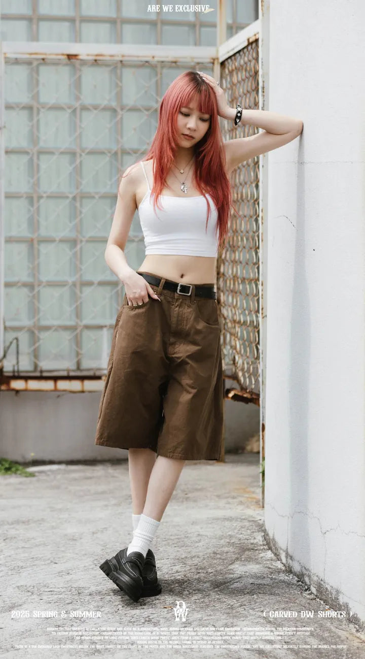 WODEN 2025 Spring & Summer 042 Carved DW Shorts