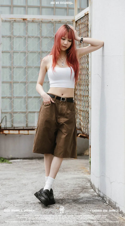WODEN 2025 Spring & Summer 042 Carved DW Shorts