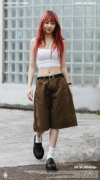 WODEN 2025 Spring & Summer 042 Carved DW Shorts