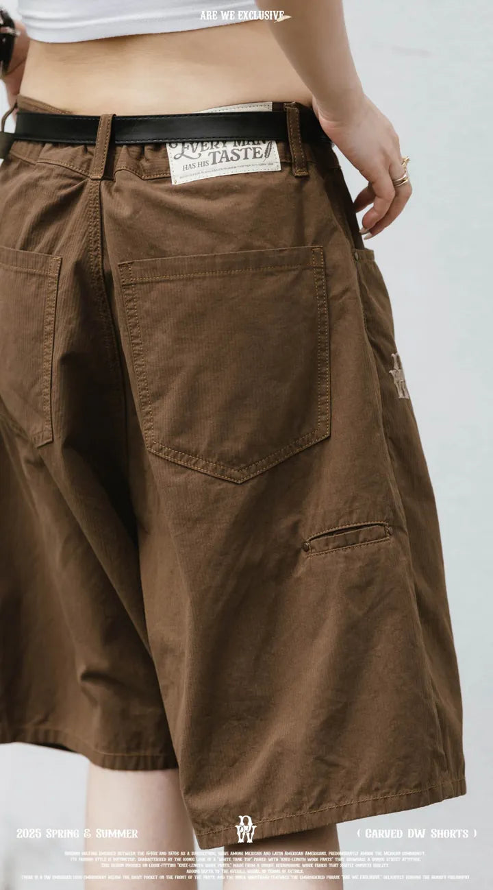 WODEN 2025 Spring & Summer 042 Carved DW Shorts