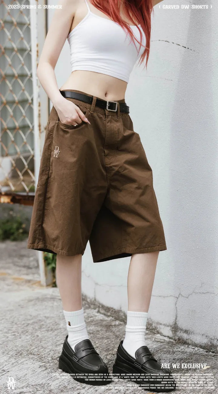 WODEN 2025 Spring & Summer 042 Carved DW Shorts