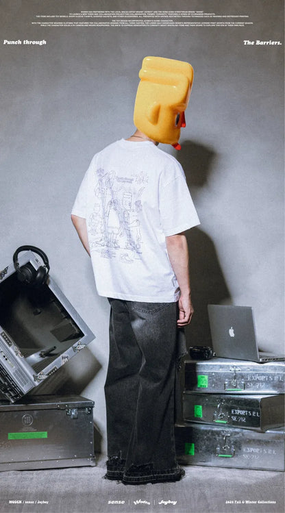 WODEN / sense / Joyboy 2024 Fall & Winter 019 Wash Draft Tee