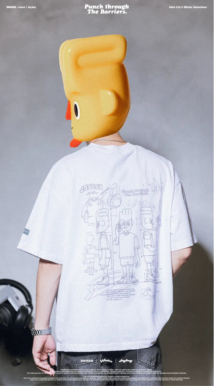 WODEN / sense / Joyboy 2024 Fall & Winter 019 Wash Draft Tee