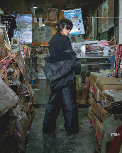 parallax.tp 25 S/S “Runes” Baggy Jeans