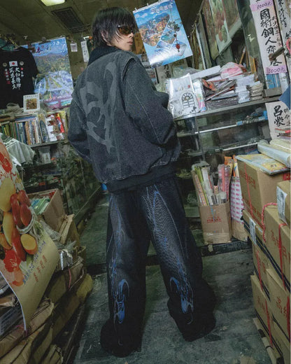 parallax.tp 25 S/S “Runes” Baggy Jeans