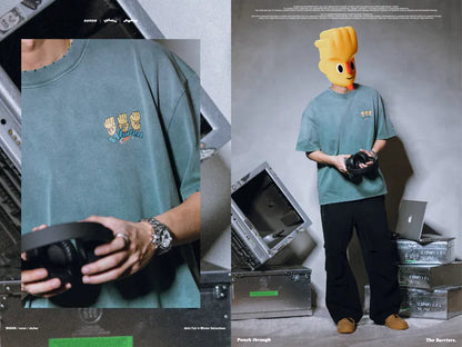 WODEN / sense / Joyboy 2024 Fall & Winter 020 Wash LOGO Tee
