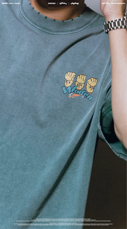 WODEN / sense / Joyboy 2024 Fall & Winter 020 Wash LOGO Tee