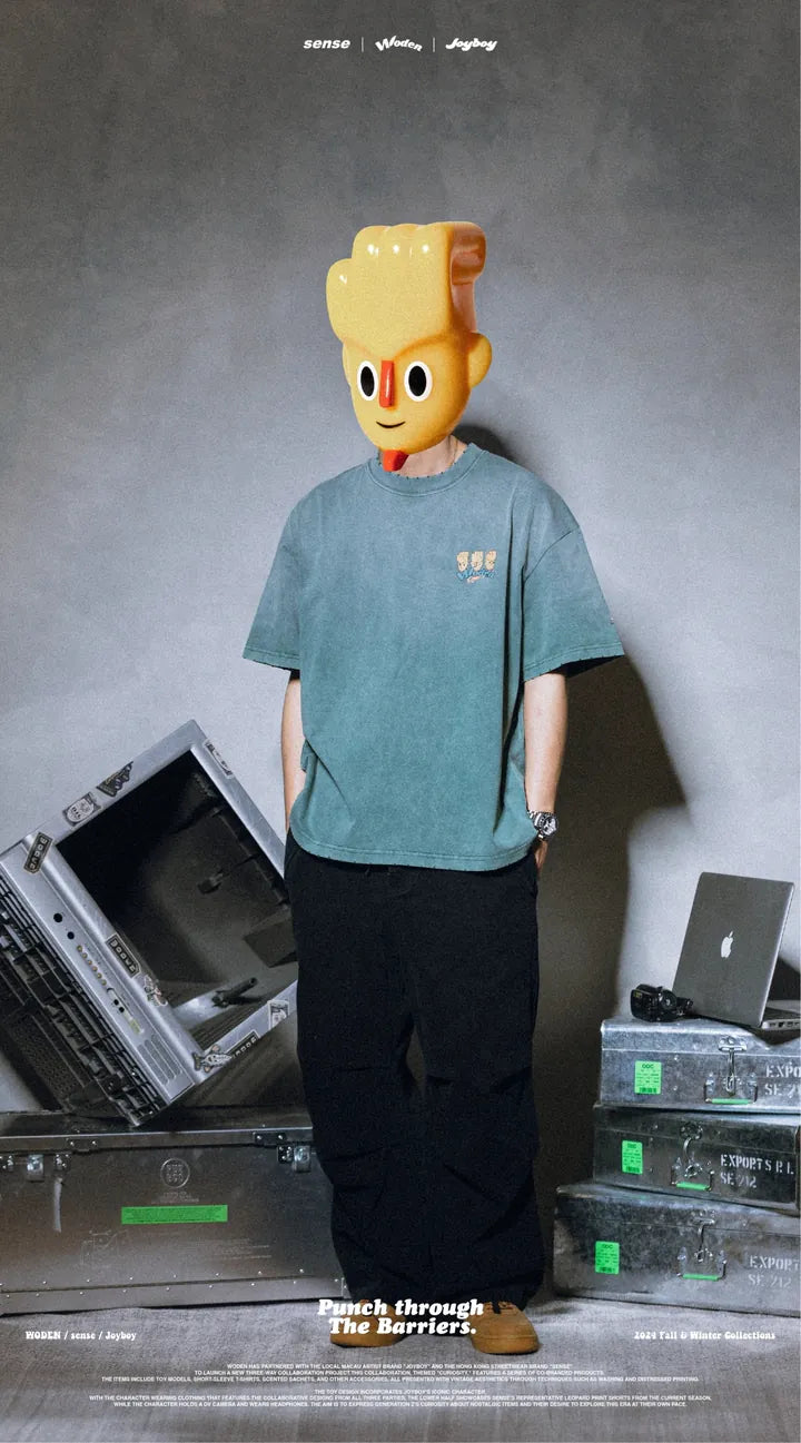 WODEN / sense / Joyboy 2024 Fall & Winter 020 Wash LOGO Tee