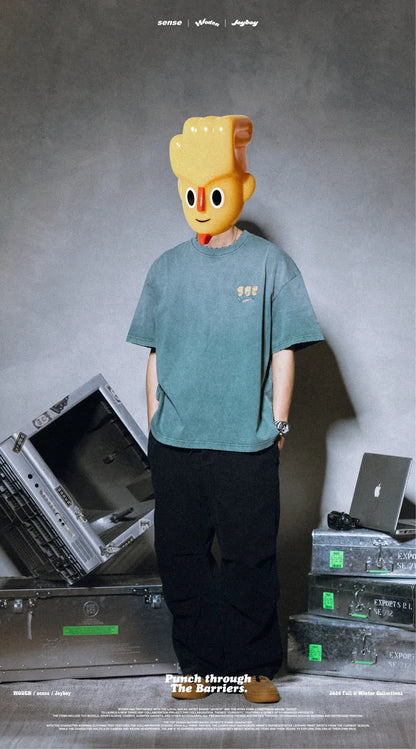 WODEN / sense / Joyboy 2024 Fall & Winter 020 Wash LOGO Tee