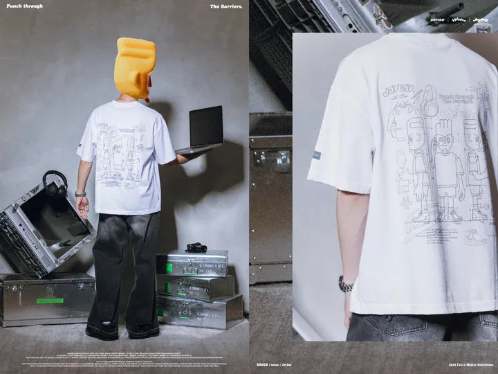 WODEN / sense / Joyboy 2024 Fall & Winter 019 Wash Draft Tee