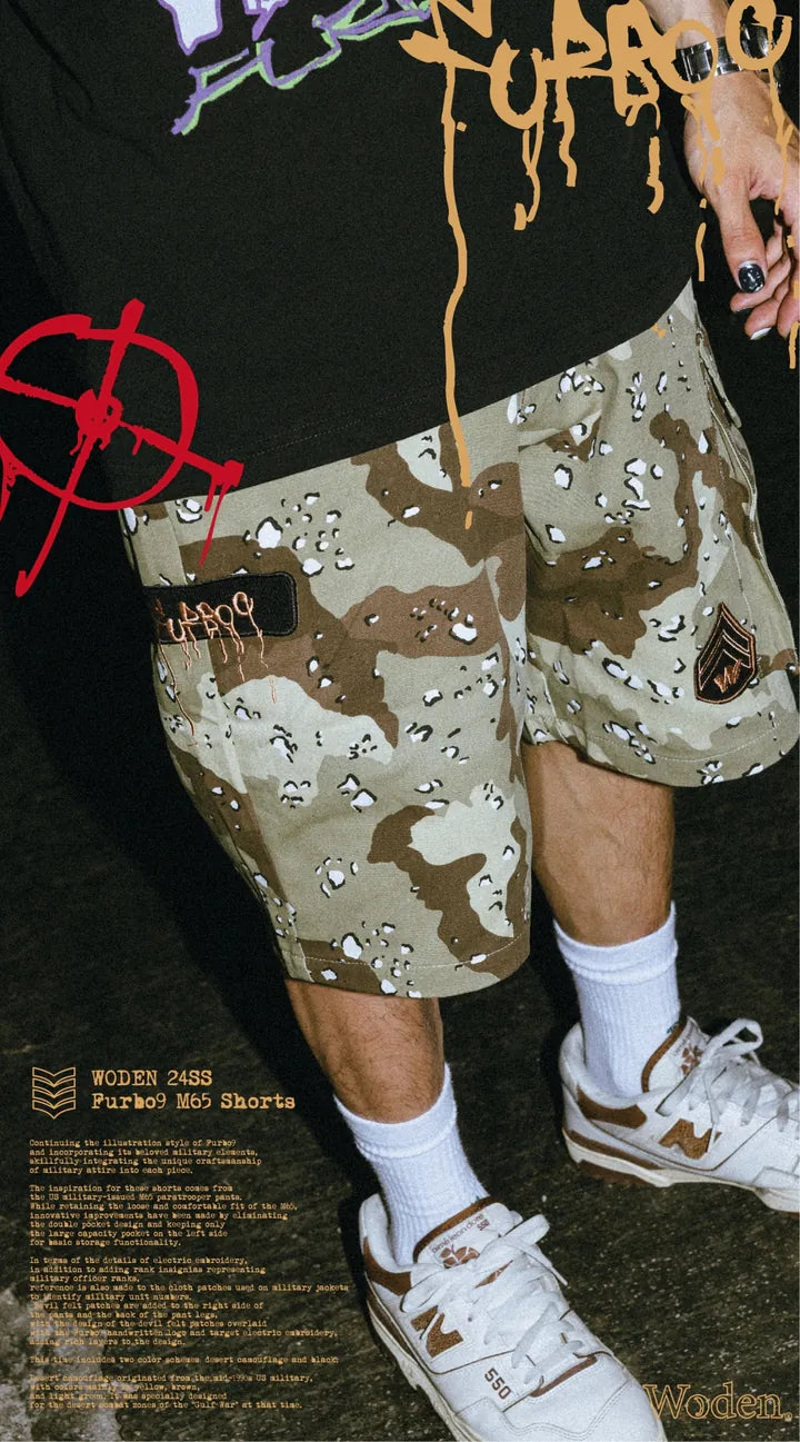 WODEN 2024 Spring & Summer Furbo9 063 M65 Shorts