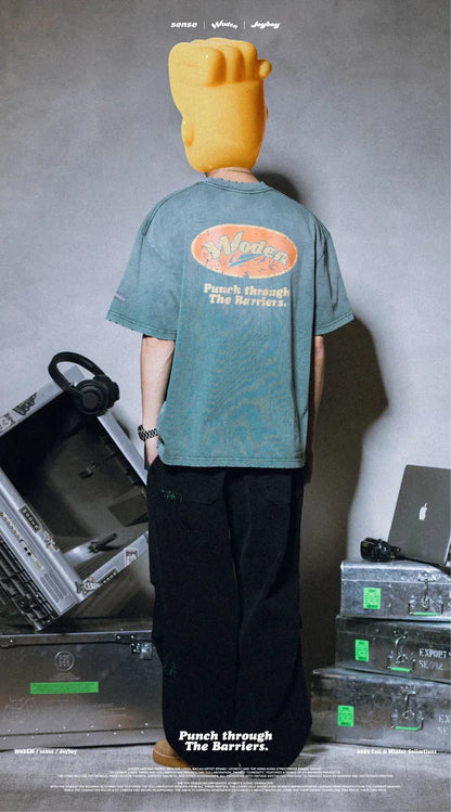 WODEN / sense / Joyboy 2024 Fall & Winter 020 Wash LOGO Tee