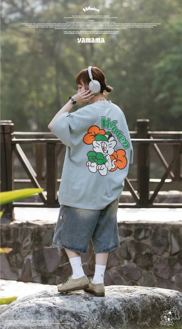 WODEN / YAMAMA 2024 Spring & Summer 016 illustration Tee
