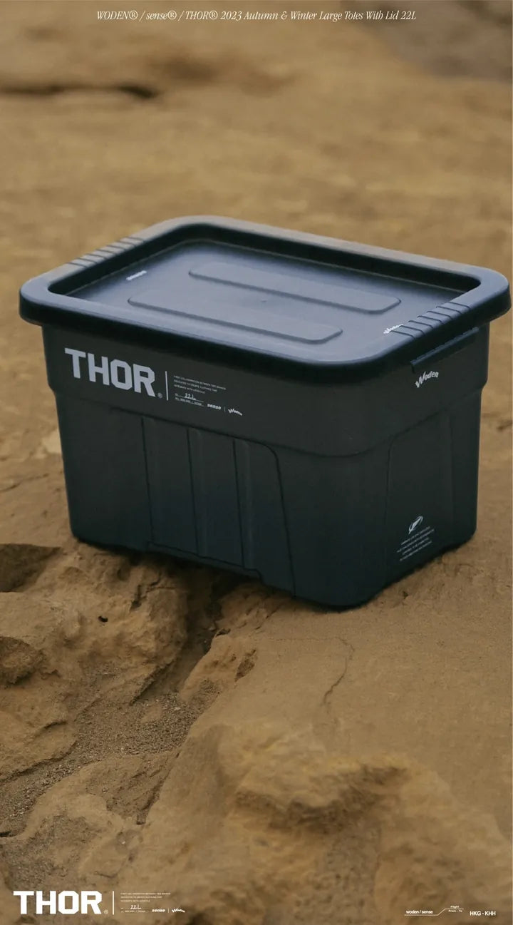 WODEN® / sense® / THOR® 2023 Autumn & Winter 056 Large Totes With Lid 22L