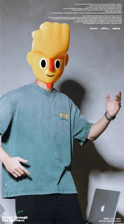 WODEN / sense / Joyboy 2024 Fall & Winter 020 Wash LOGO Tee