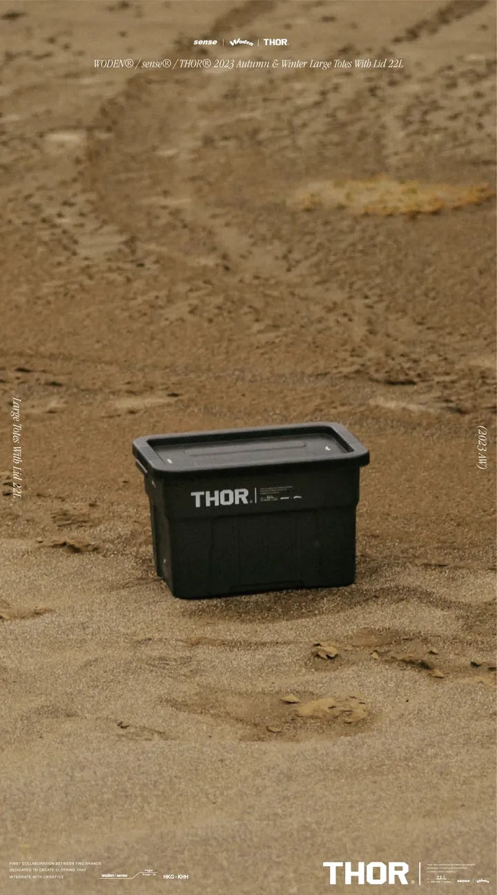 WODEN® / sense® / THOR® 2023 Autumn & Winter 056 Large Totes With Lid 22L