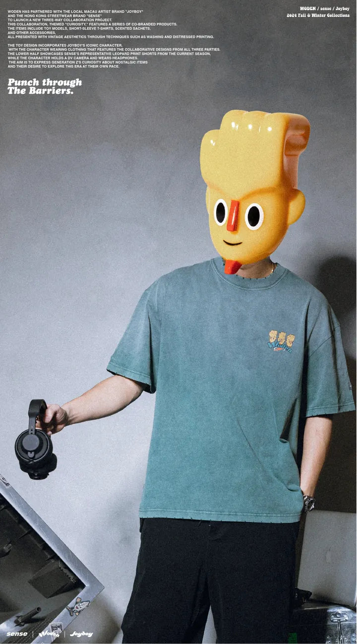 WODEN / sense / Joyboy 2024 Fall & Winter 020 Wash LOGO Tee