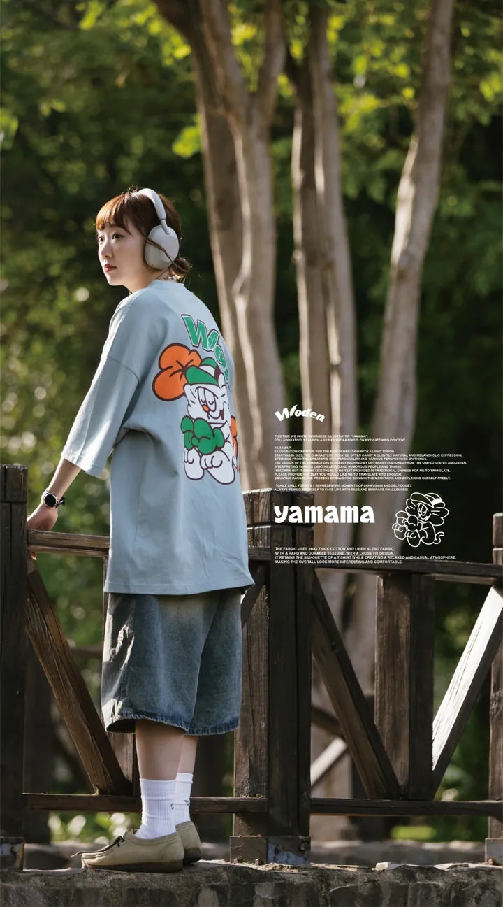 WODEN / YAMAMA 2024 Spring & Summer 016 illustration Tee