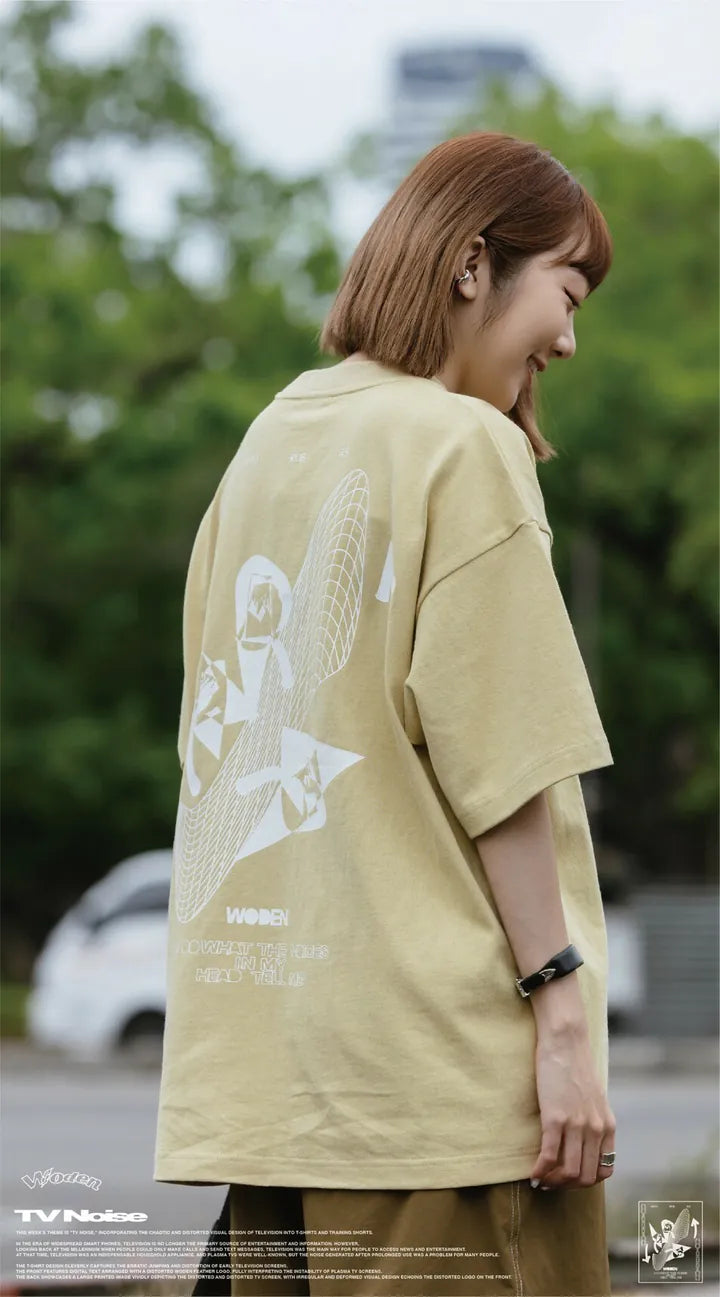 WODEN 2024 Spring & Summer 011 TV Noise Tee