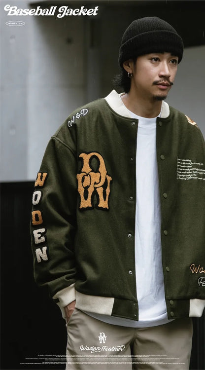 WODEN 2023-24 Autumn & Winter 060 Momentum Baseball Jacket