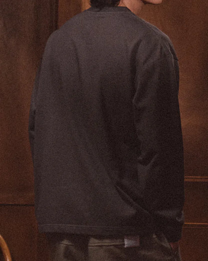 P.B.P EMBROIDERY LONG SLEEVE TEE