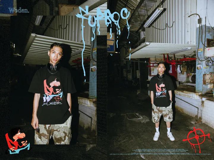 WODEN 2024 Spring & Summer 059 Furbo9 Target LOGO Tee