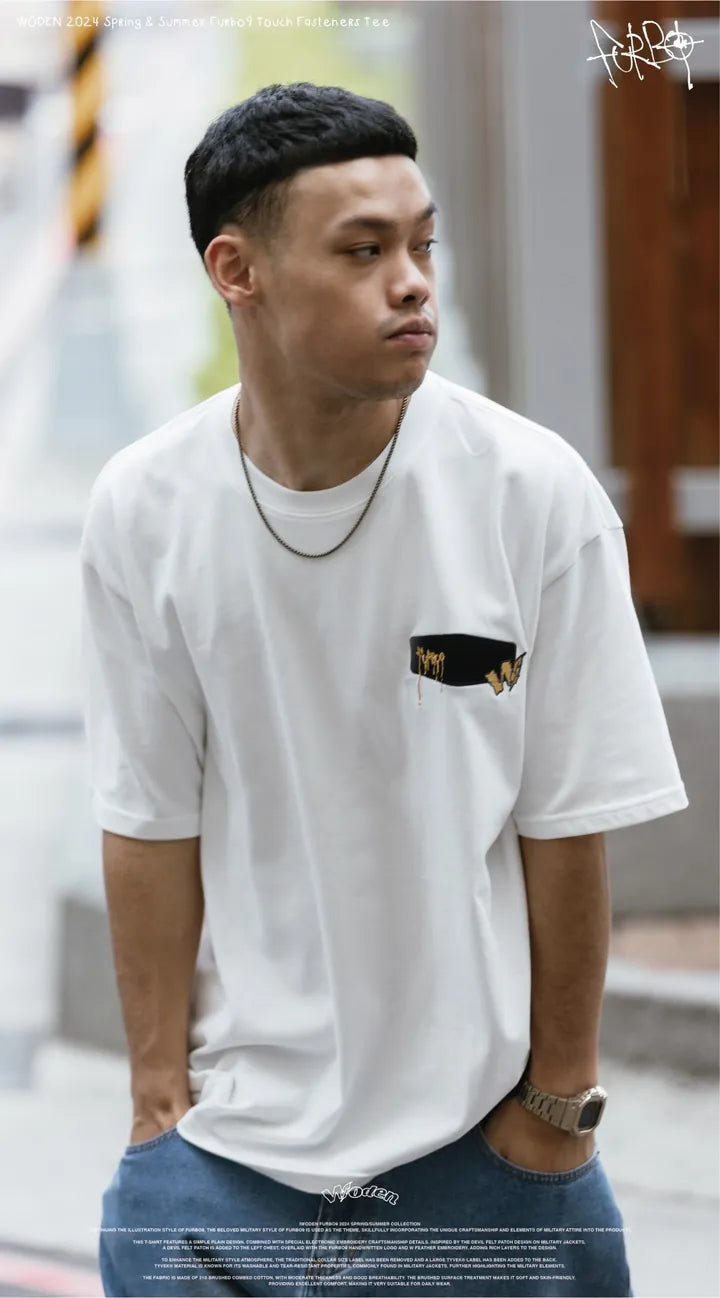 WODEN 2024 Spring & Summer 034 Furbo9 Touch Fasteners Tee