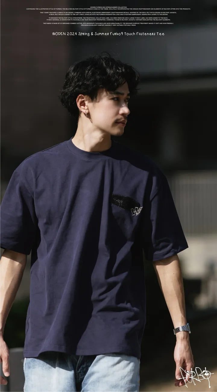 WODEN 2024 Spring & Summer 034 Furbo9 Touch Fasteners Tee