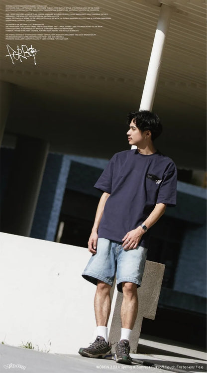 WODEN 2024 Spring & Summer 034 Furbo9 Touch Fasteners Tee