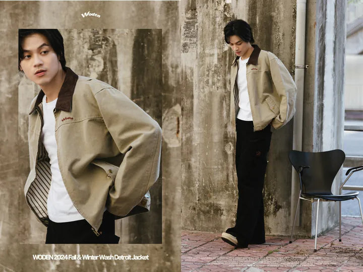 WODEN 2024 Fall & Winter 013 Wash Detroit Jacket