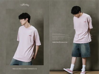 WODEN 2024 Spring & Summer 032 Strawberry Pic Tee
