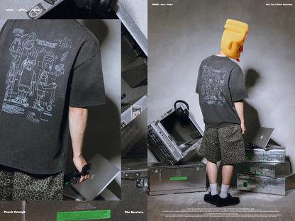 WODEN / sense / Joyboy 2024 Fall & Winter 019 Wash Draft Tee