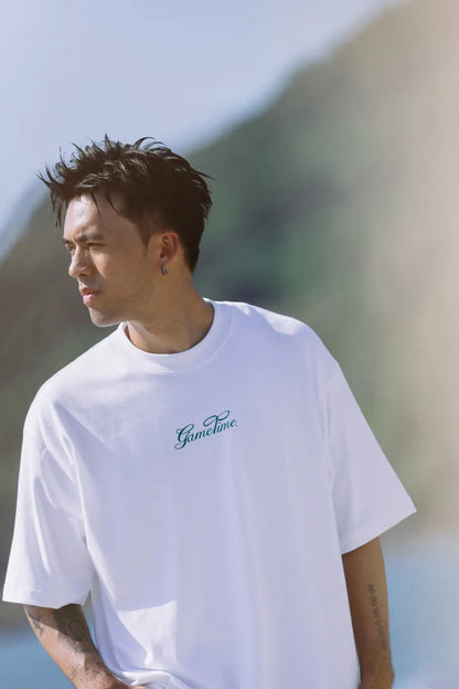 GAMETIME 24SS Carved Style Logo Tee