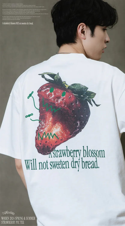 WODEN 2024 Spring & Summer 032 Strawberry Pic Tee
