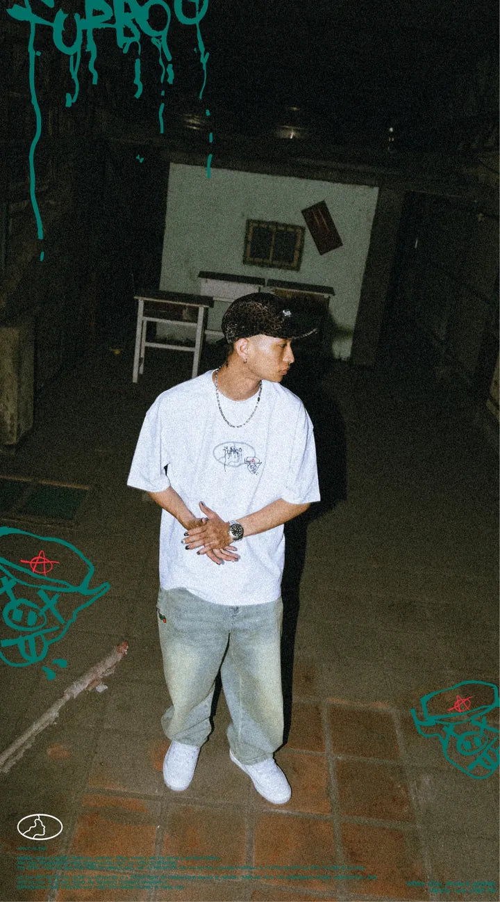 WODEN 2024 Spring & Summer 060 Furbo9 Face LOGO Tee