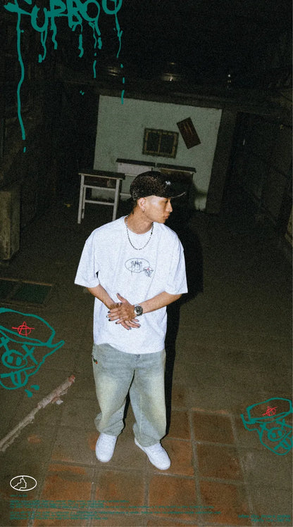 WODEN 2024 Spring & Summer 060 Furbo9 Face LOGO Tee