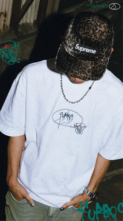 WODEN 2024 Spring & Summer 060 Furbo9 Face LOGO Tee