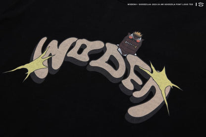 WODEN X Goodzila 031 LOGO tee - 黑色