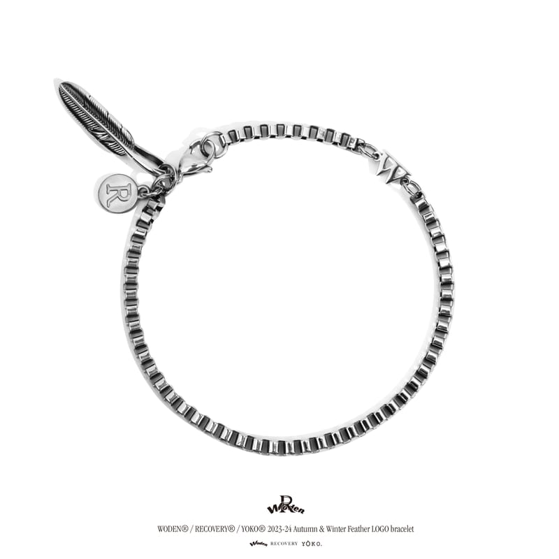 WODEN® / RECOVERY® Feather LOGO bracelet