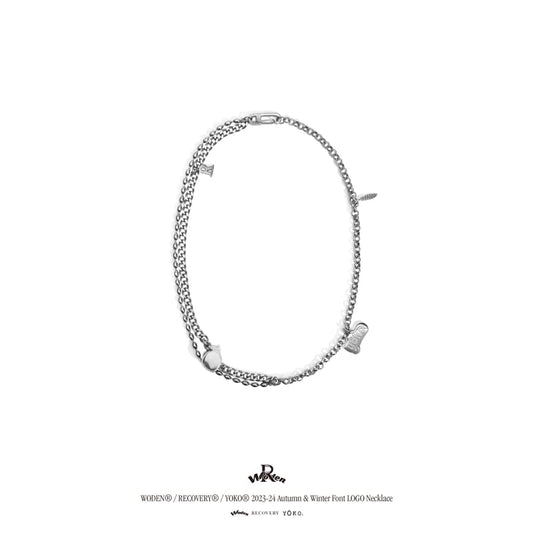 RECOVERY® / YOKO® Font LOGO Necklace