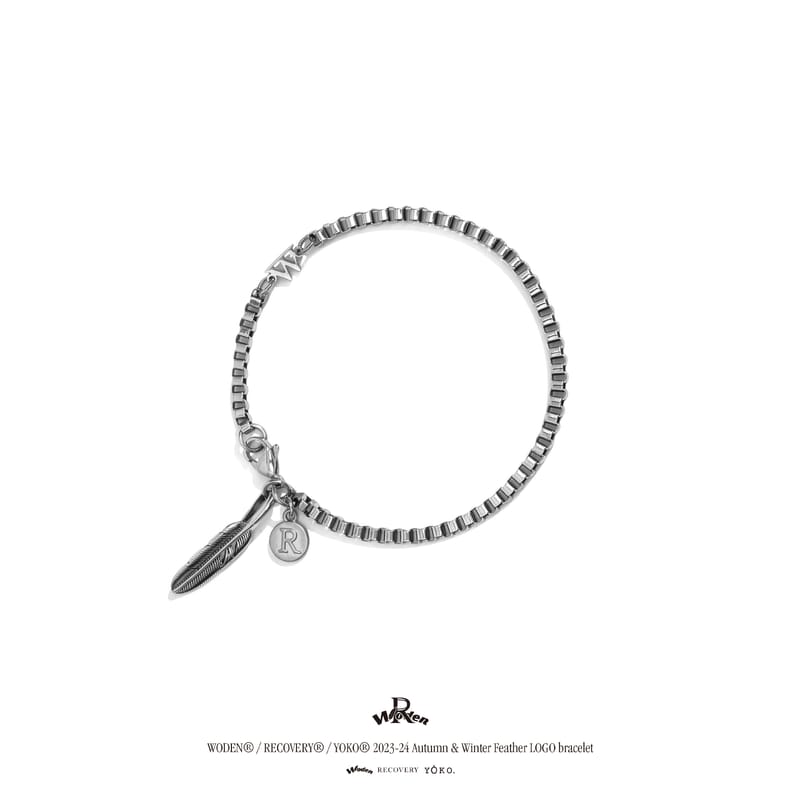 WODEN® / RECOVERY® Feather LOGO bracelet
