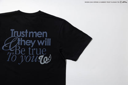 WODEN 2024 Spring & Summer 004 Trust Slogan Tee