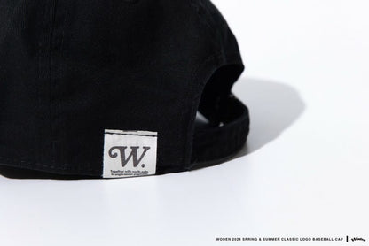 WODEN 2024 Spring & Summer 003 Classic Feather LOGO Baseball Cap