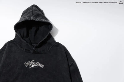 WODEN® / sense® 2023 Autumn & Winter 049 Wash LOGO Hoodie